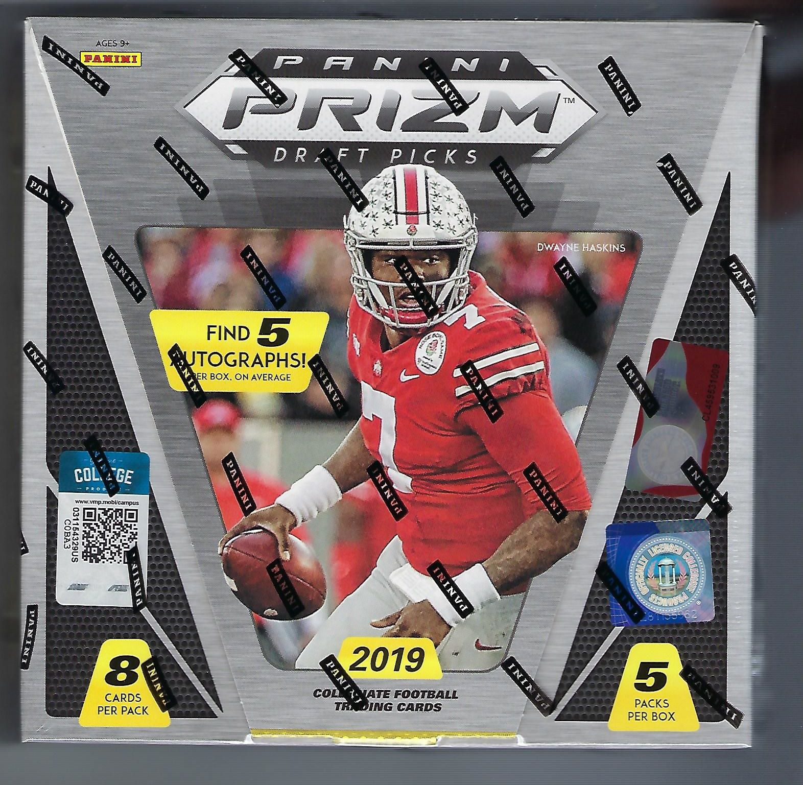 2019 panini contenders draft picks football checklist