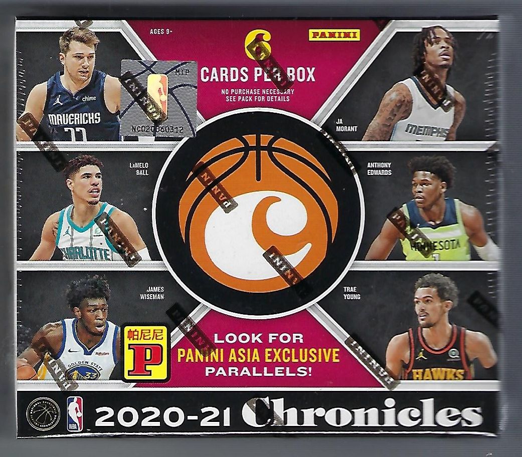 2020/21 Panini Chronicles Basketball Asia Tmall Box
