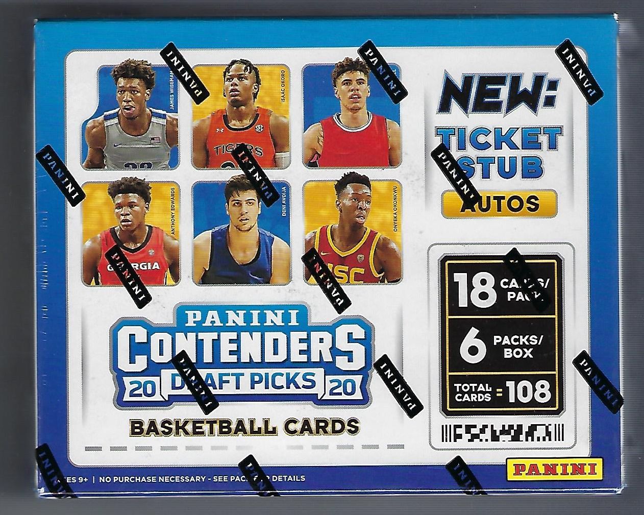 2020-21 Panini Contenders Draft Picks Collegiate Basketball Hobby Box