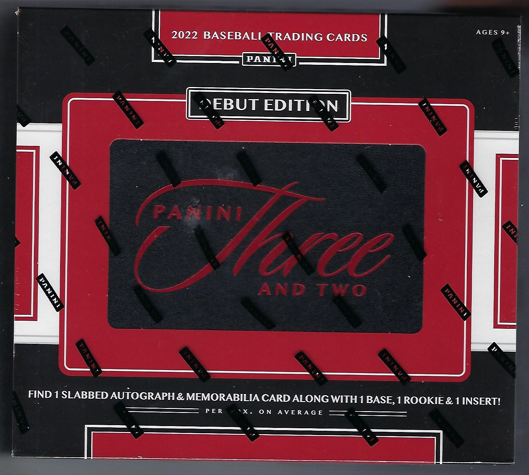 2022 Panini Three and Two Baseball Hobby Box