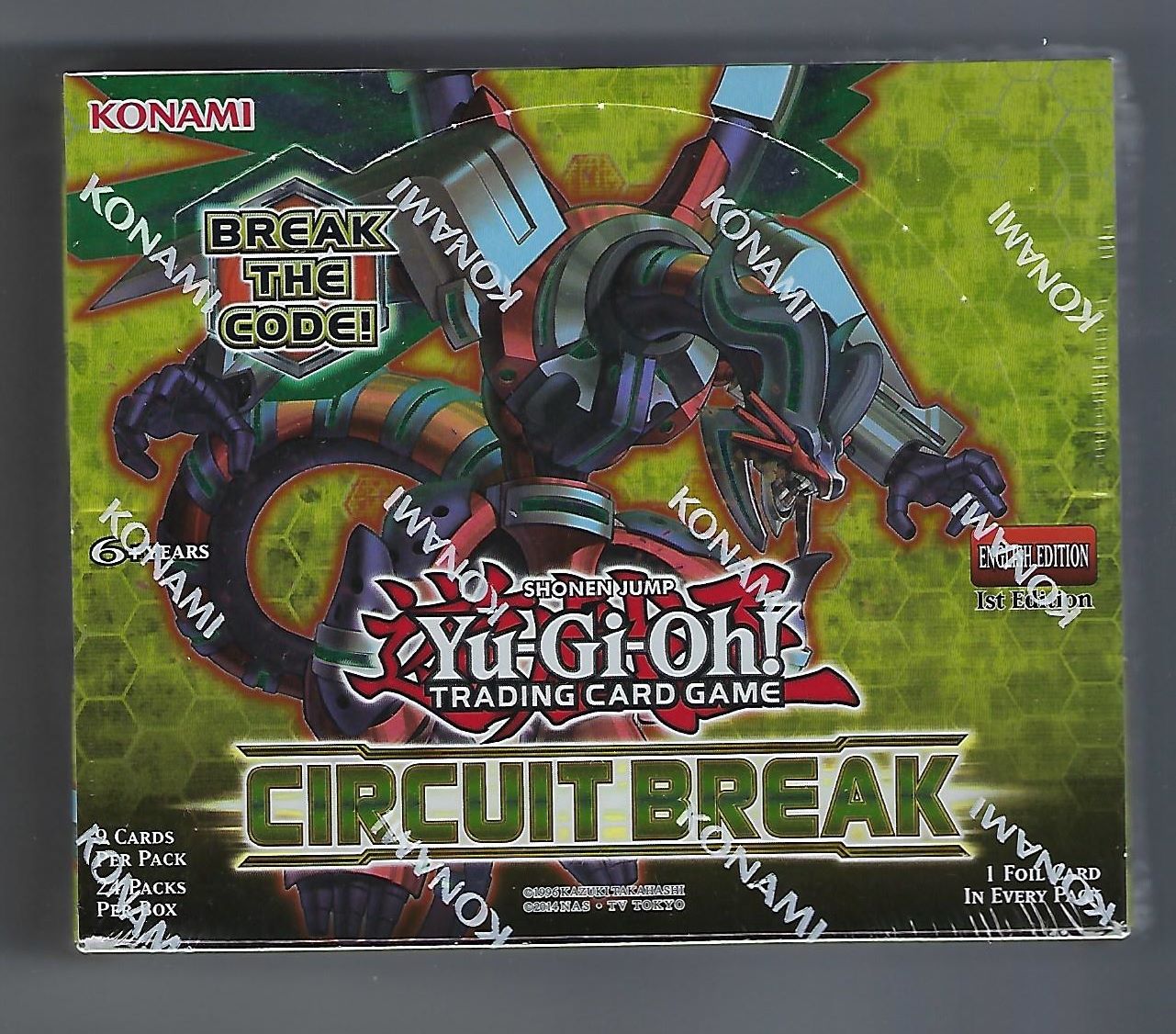 YU-GI-OH CIRCUIT BREAK BOOSTER BOX 1ST EDITION NEW SEALED!