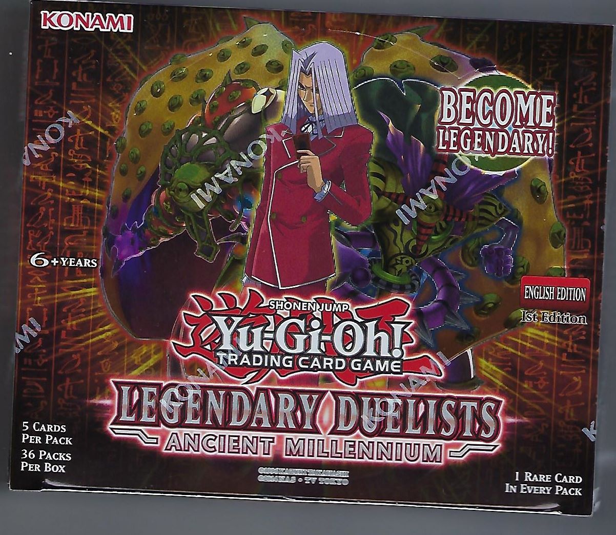 ancient millennium booster box Amazon.com: Konami Yu-Gi-Oh! TCG: Legendary Duelists